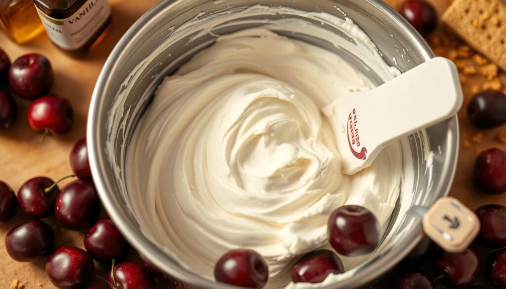 Cherry Cream Cheese Filling Preparation