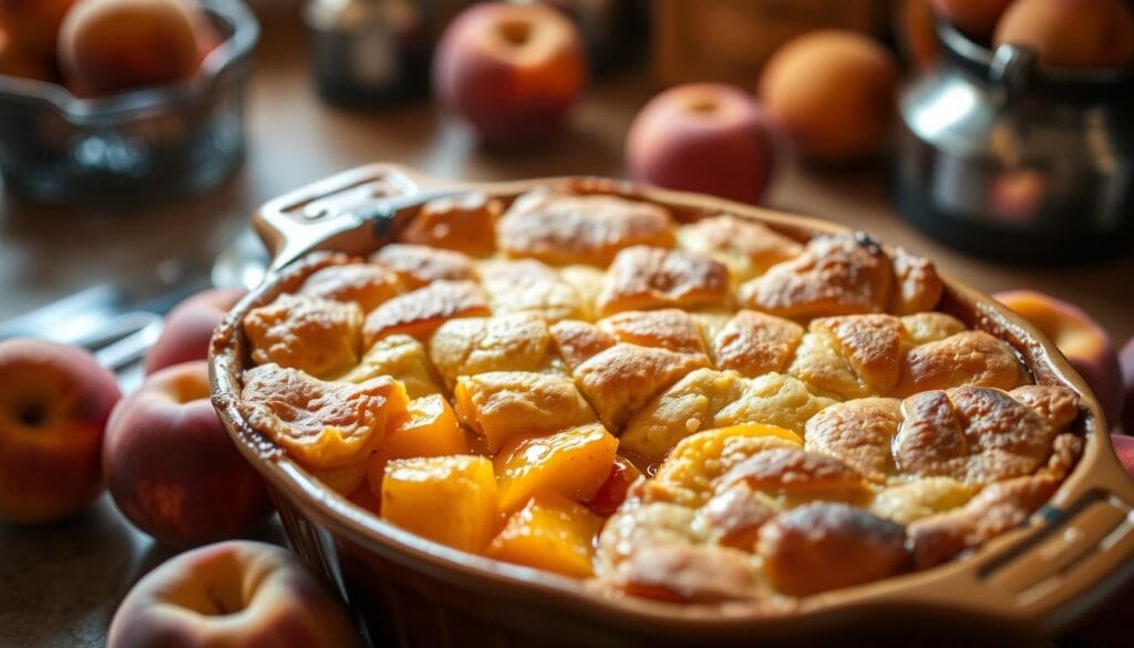 peach cobbler recipe with cake mix