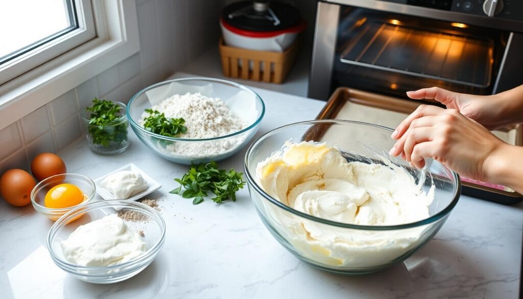 Keto Pizza Crust Baking Process