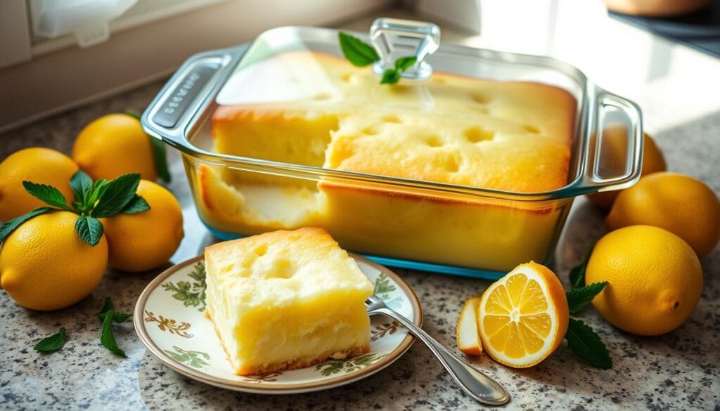 Lemon Cream Cheese Dump Cake Storage