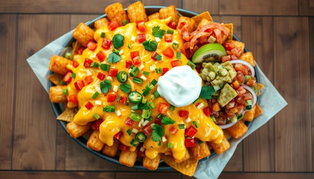 Tater Tot Nachos Layering Techniques