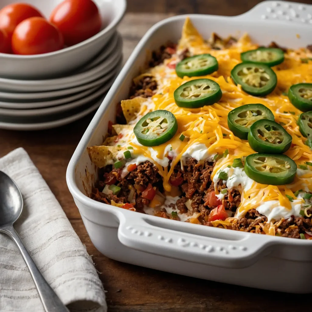 Walking Taco Casserole