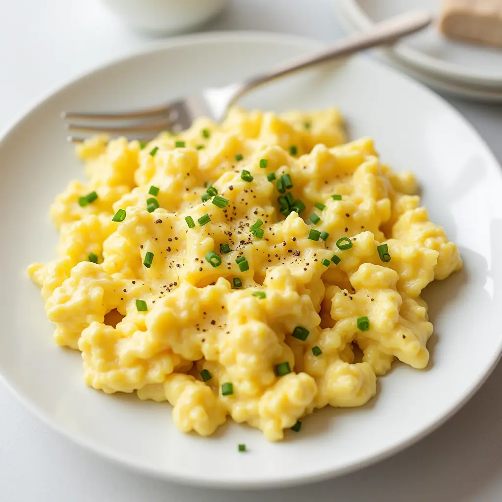 Scrambled Eggs with Cottage Cheese