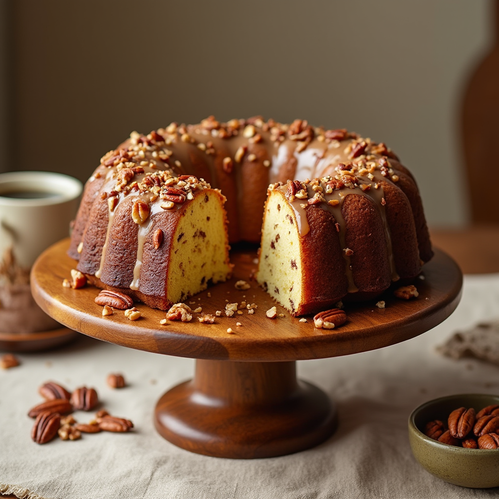 Butter Pecan Pound Cake