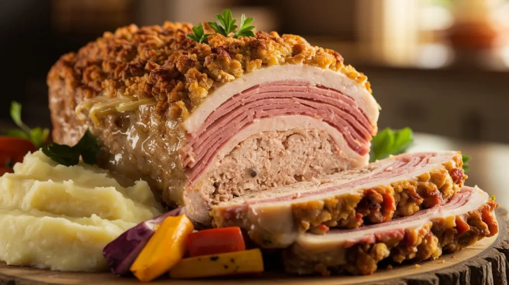 Chicken Cordon Bleu Meatloaf