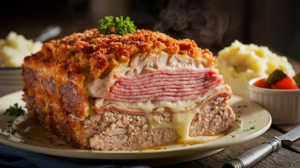 Chicken Cordon Bleu Meatloaf