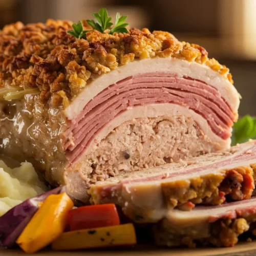 Chicken Cordon Bleu Meatloaf