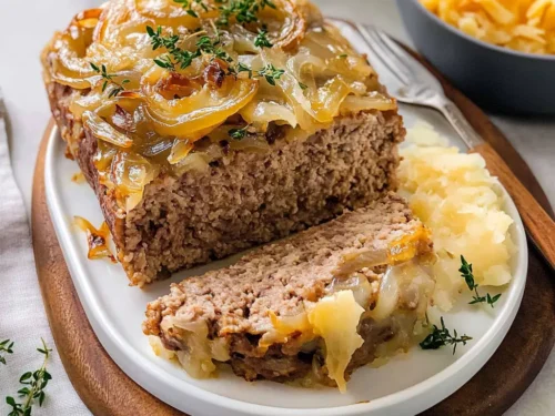 French Onion Meatloaf