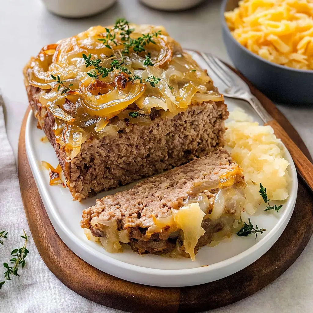 French Onion Meatloaf