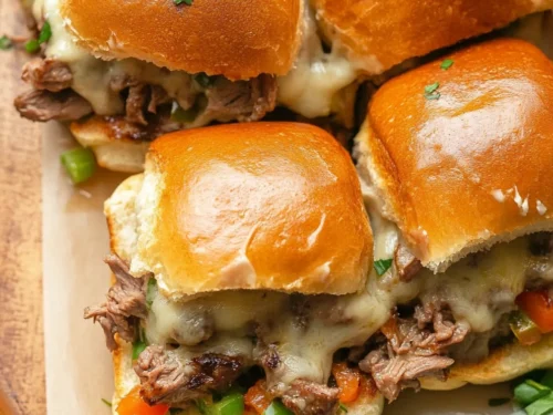 Philly Cheese Steak Sliders