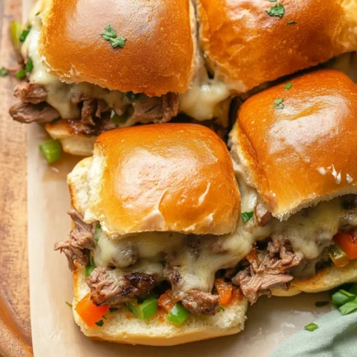 Philly Cheese Steak Sliders