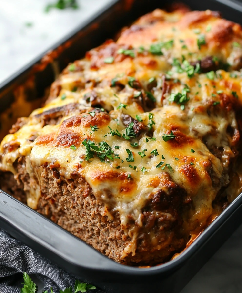 Philly Cheesesteak Meatloaf