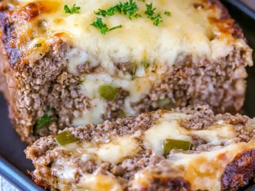 Philly Cheesesteak Meatloaf
