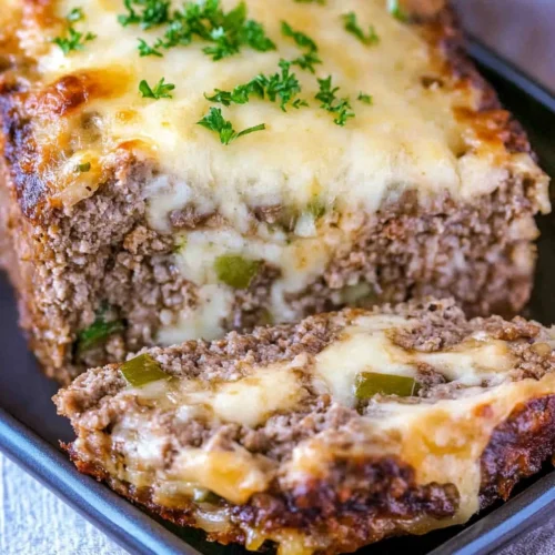 Philly Cheesesteak Meatloaf