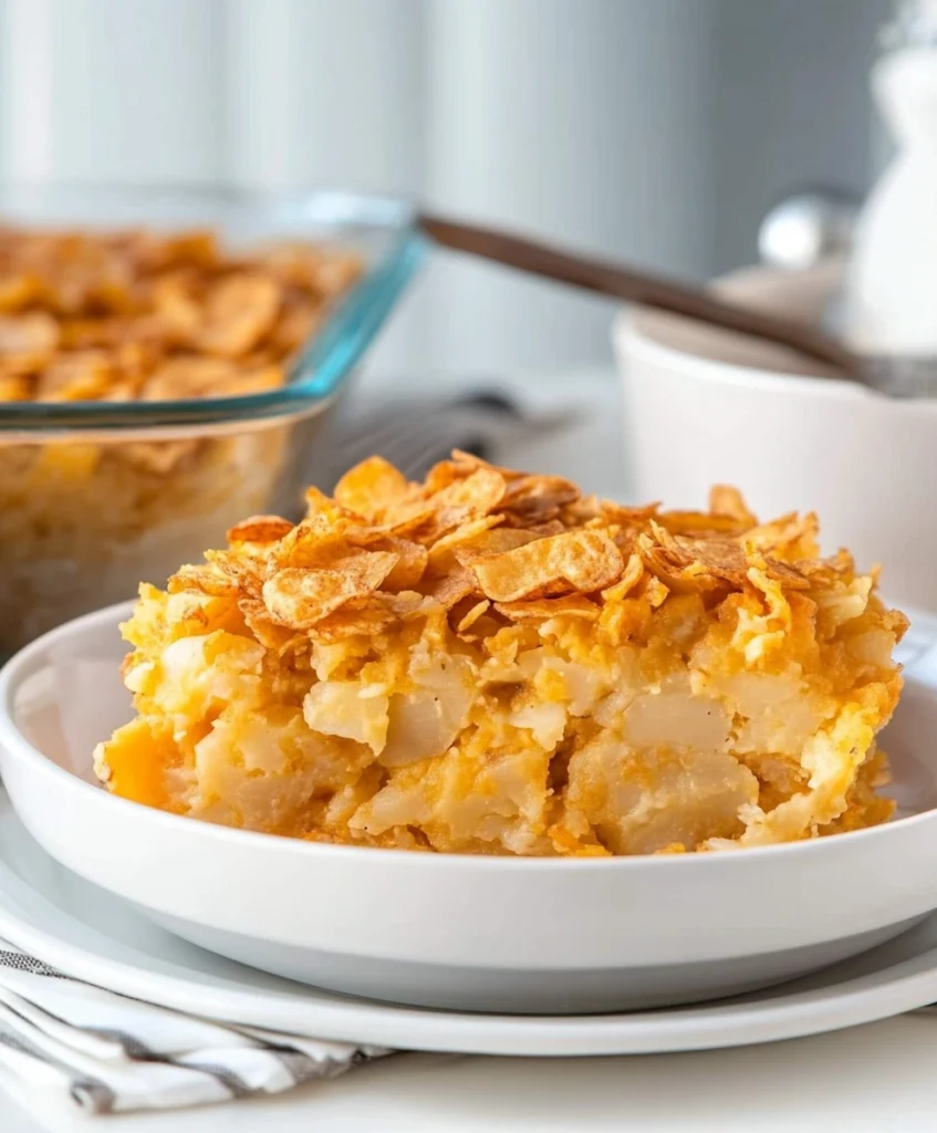 Funeral potatoes with hashbrowns