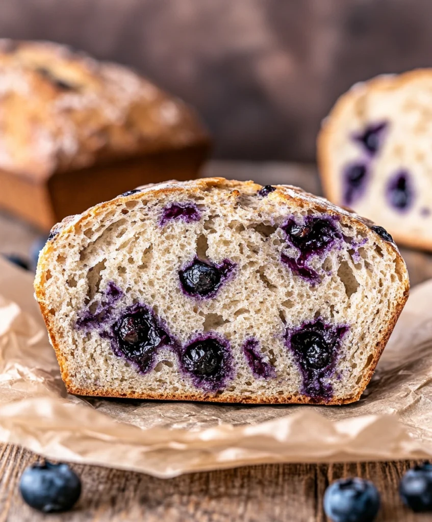 Lemon Blueberry Sourdough Bread