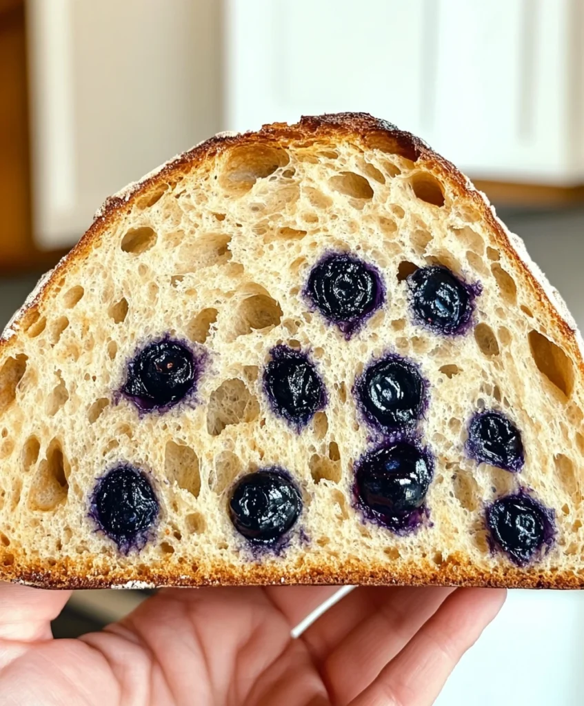 Lemon Blueberry Sourdough Bread