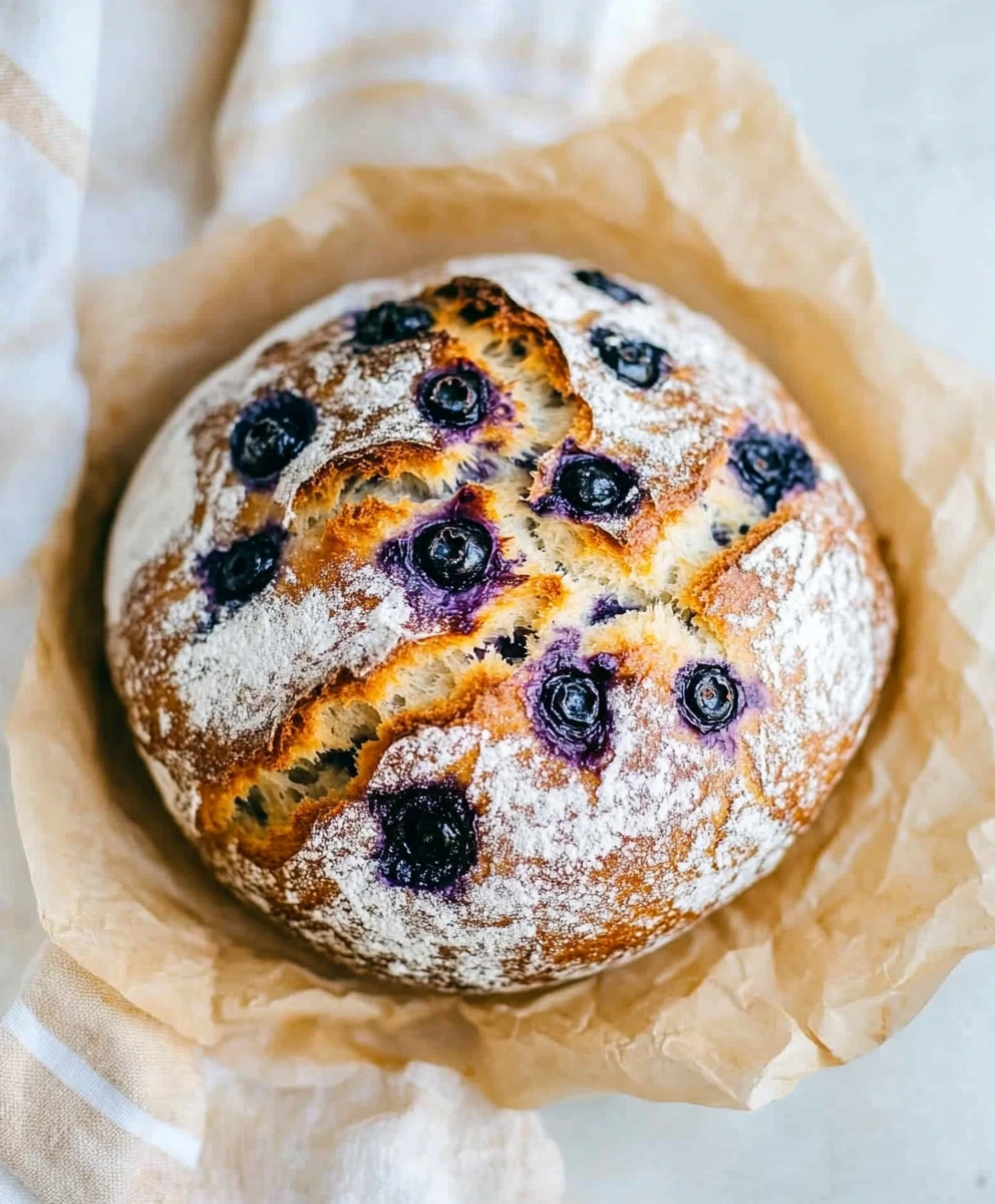 Lemon Blueberry Sourdough Bread