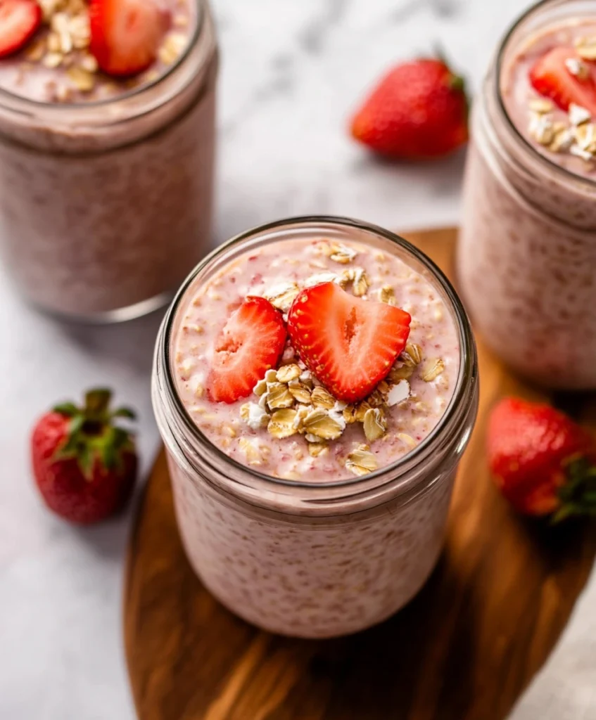 Strawberry Overnight Oats