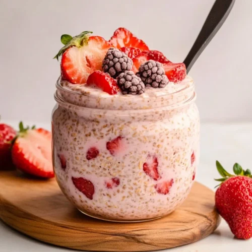 Strawberry Overnight Oats