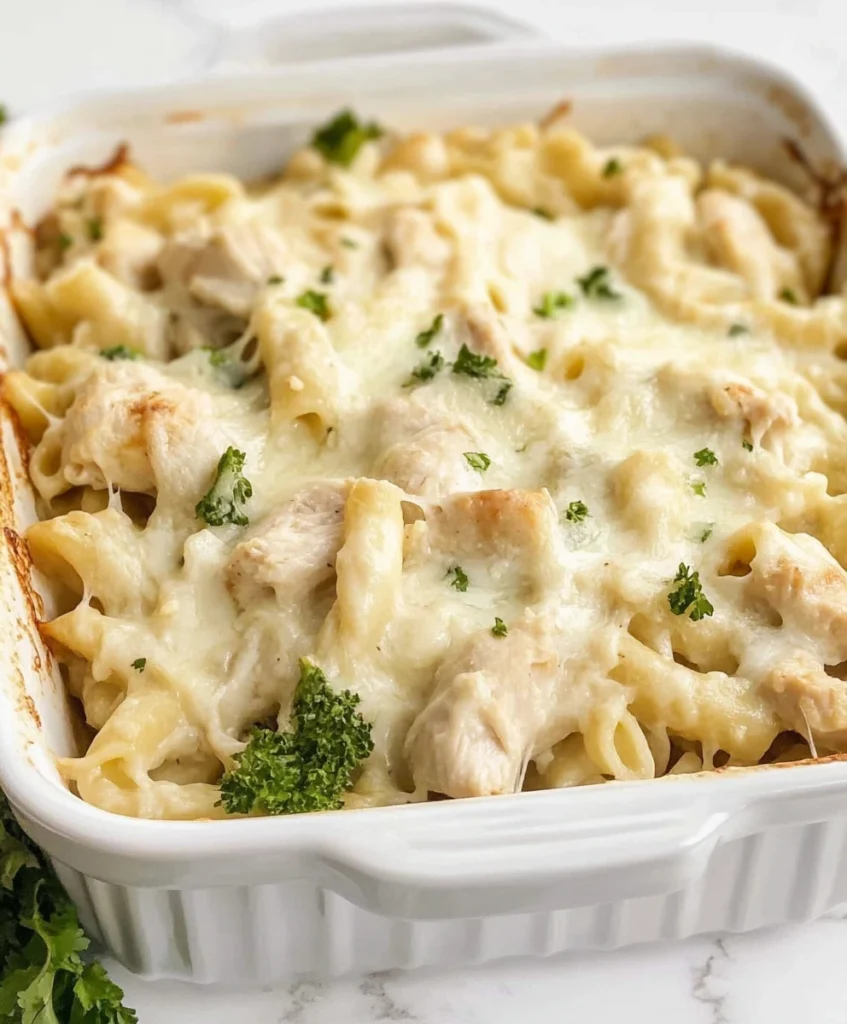 Chicken Alfredo Casserole