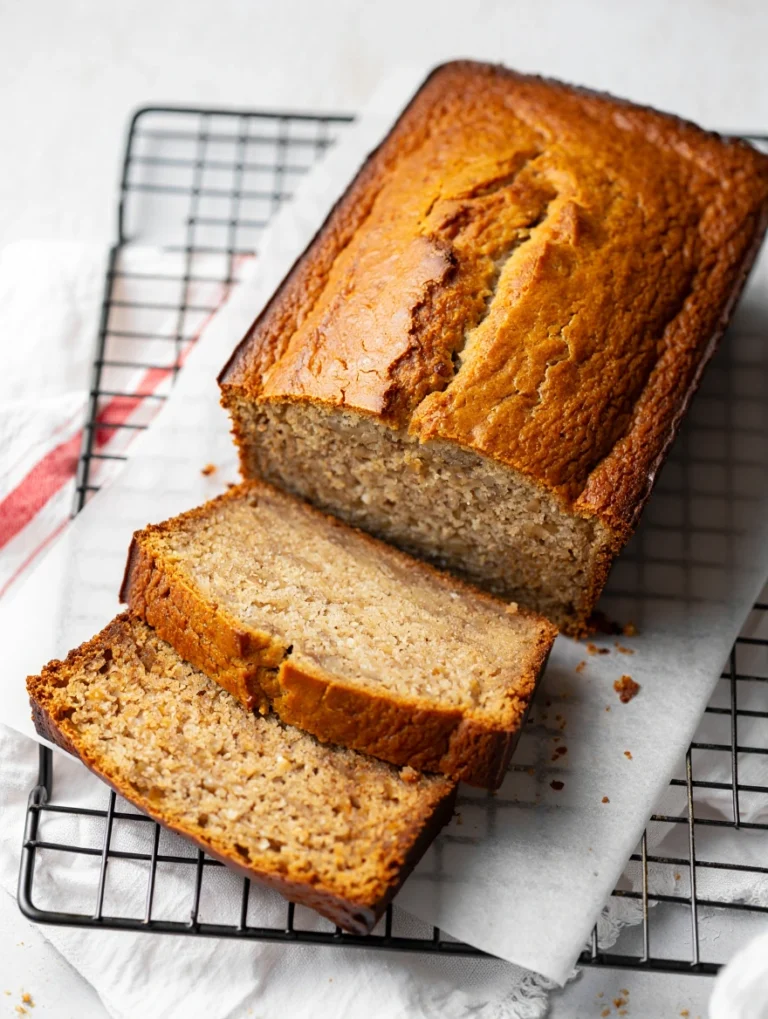 Moist Cottage Cheese Banana Bread