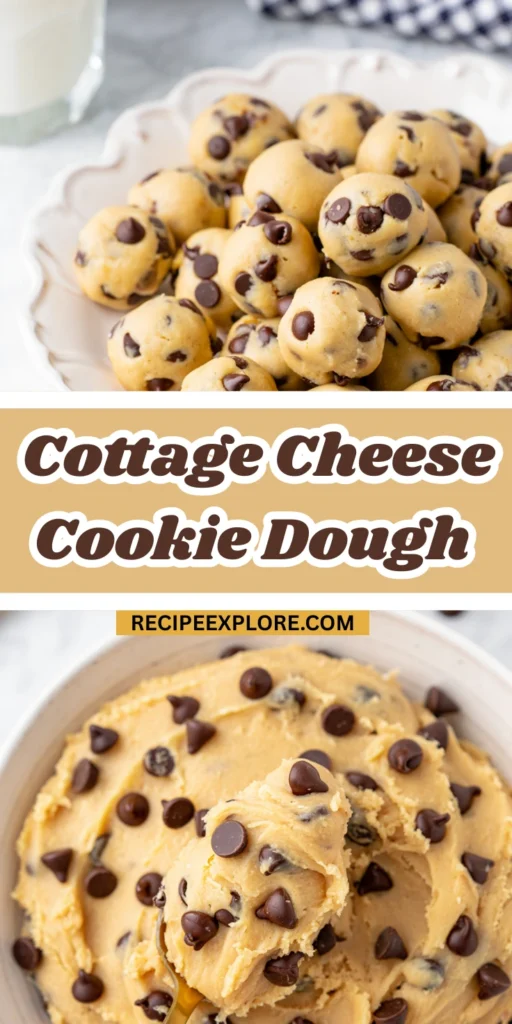 Cottage Cheese Cookie Dough