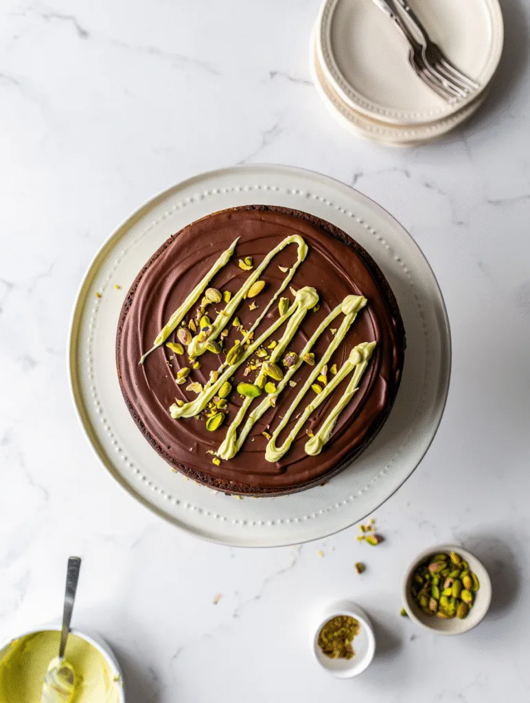 Dubai Chocolate Cake