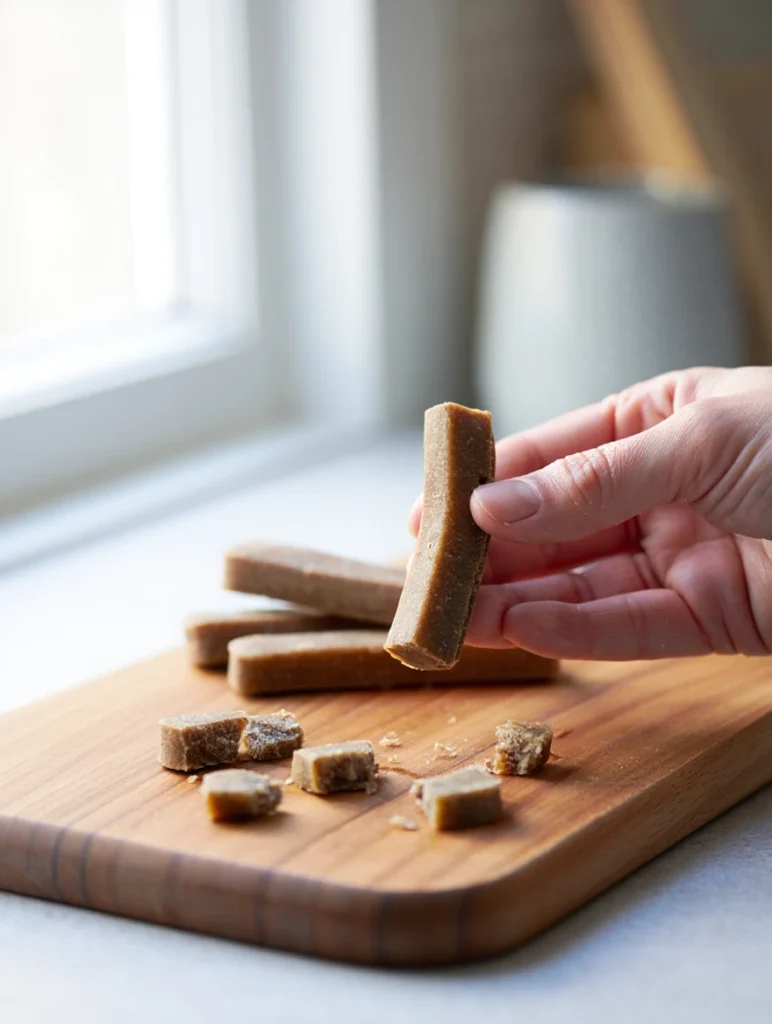 Banana and Peanut Butter Chew Sticks for Dogs