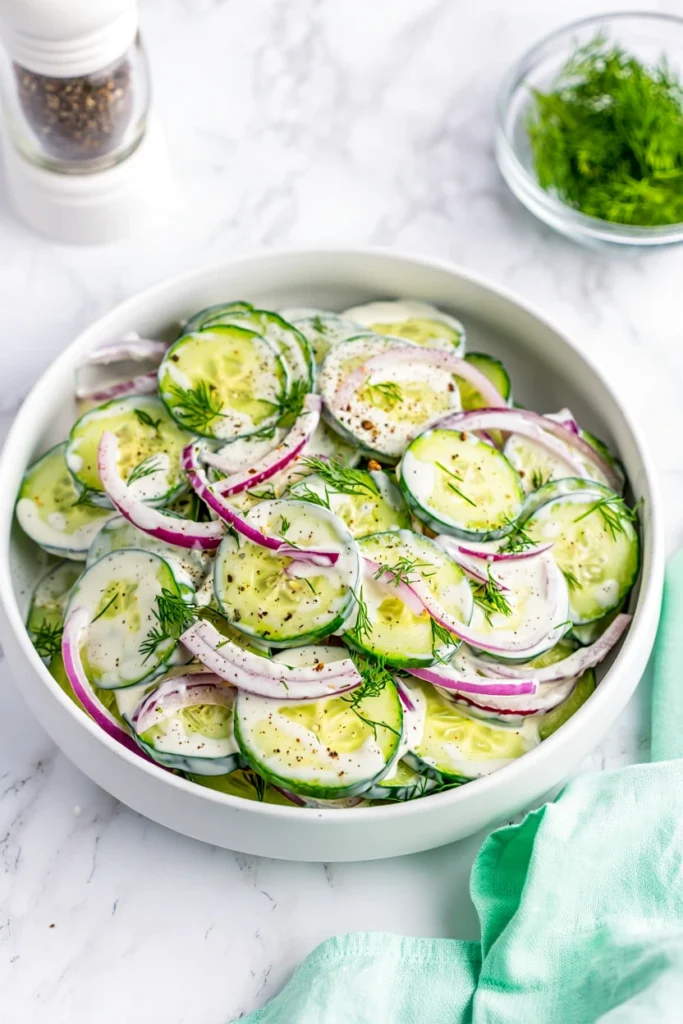 creamy Cucumber Salad