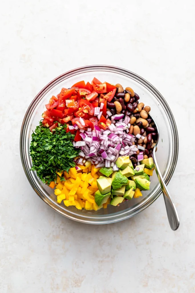 Easy Cowboy Caviar Recipe ingredients