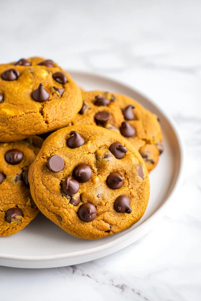 Pumpkin Chocolate Chip Cookies