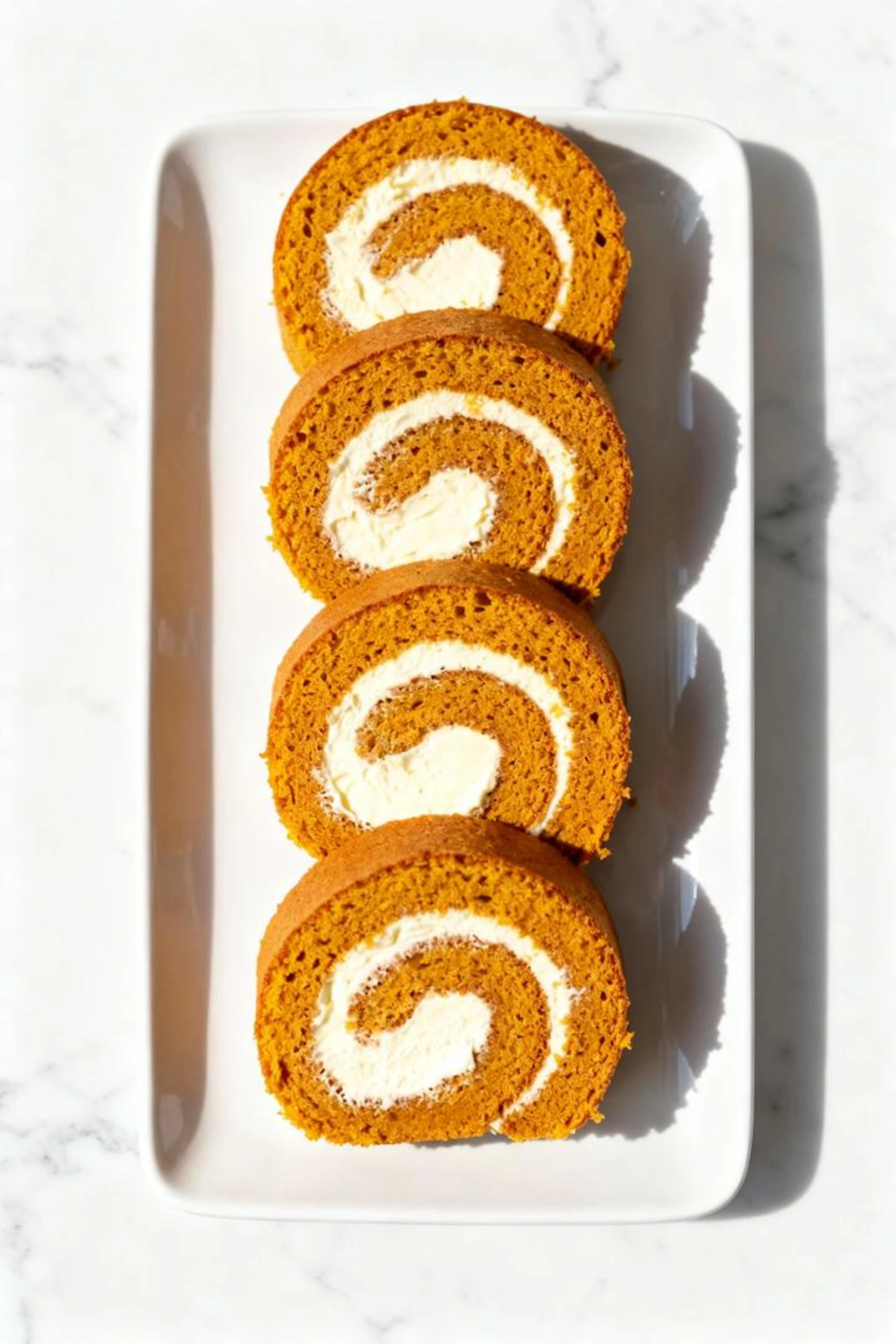 Pumpkin Roll with Cream Cheese Filling (3) Pumpkin Roll with Cream Cheese Filling