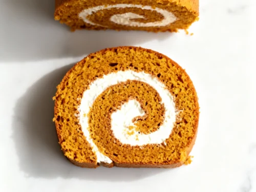 Pumpkin Roll with Cream Cheese Filling