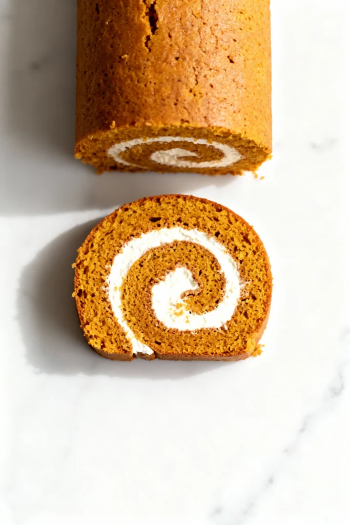 Pumpkin Roll with Cream Cheese Filling