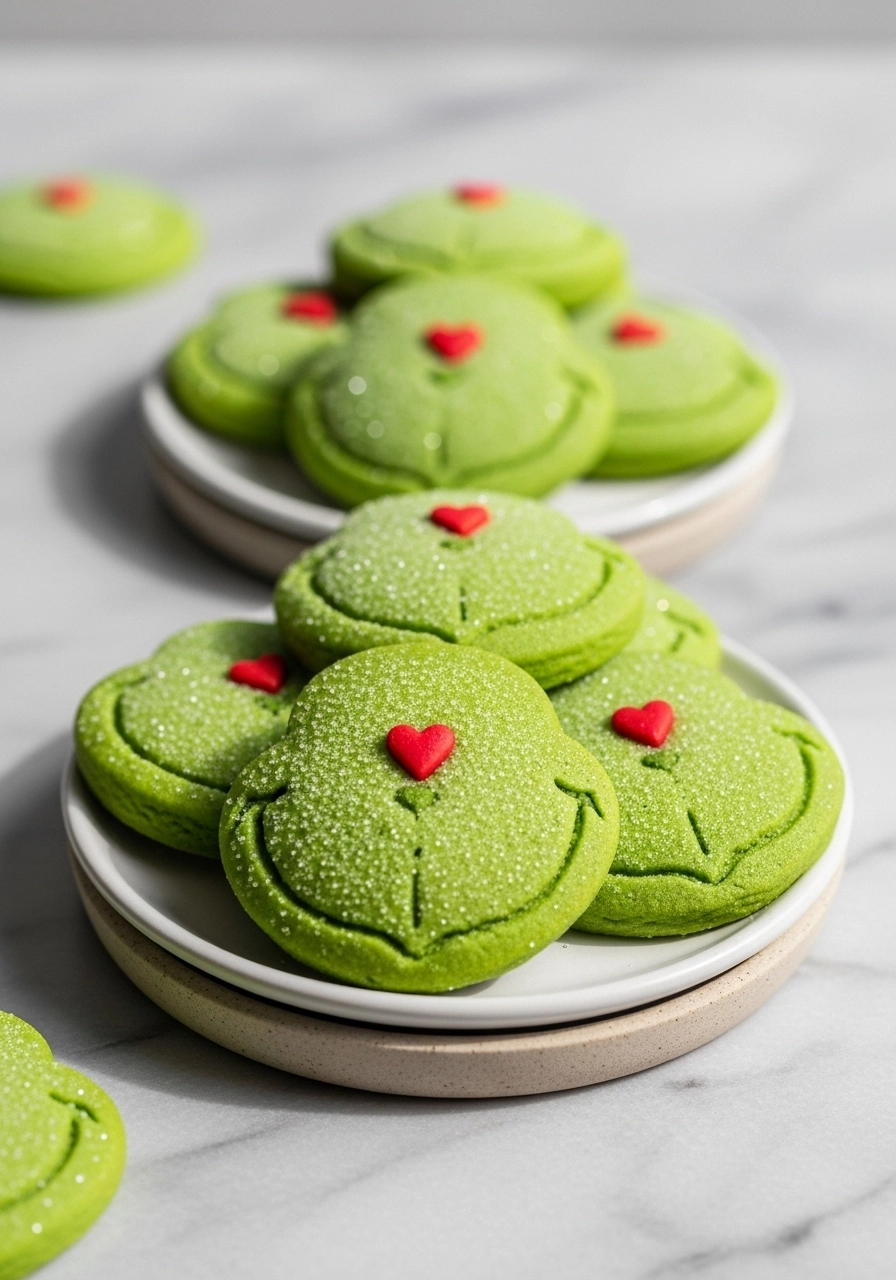 Grinch Sugar Cookies Recipe