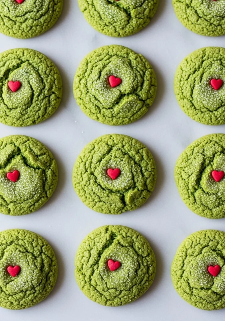 Grinch Sugar Cookies8