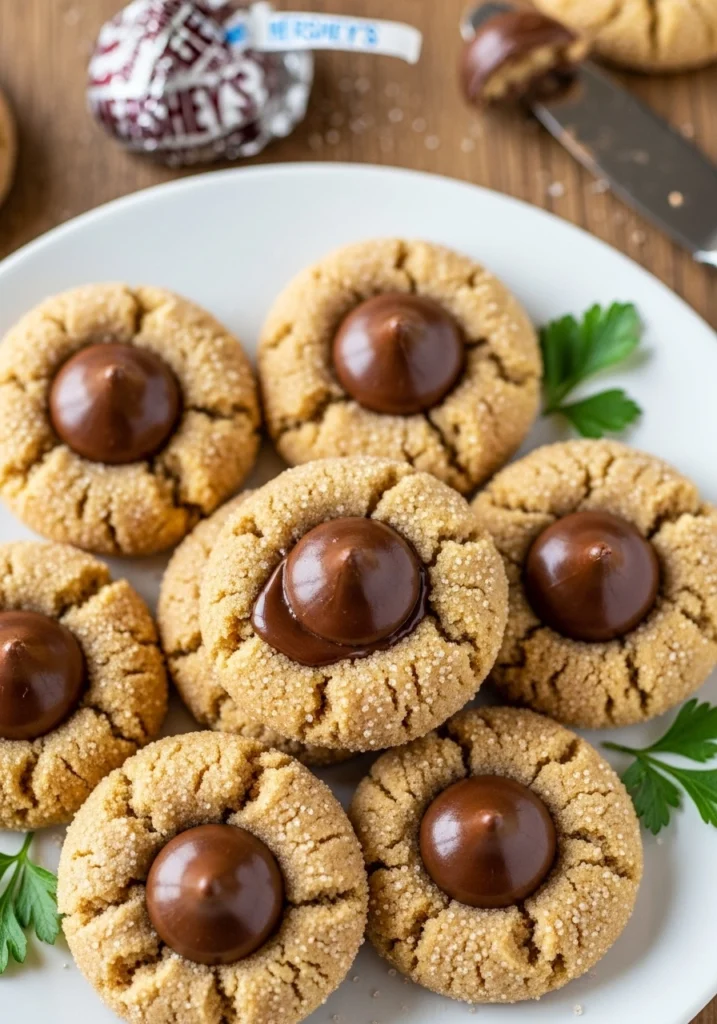 Peanut Butter Blossom Cookies
