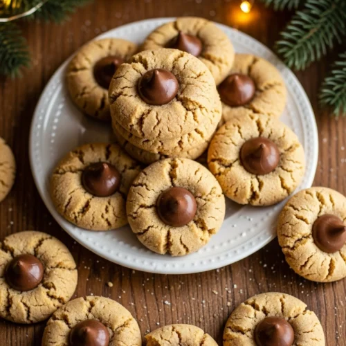 Peanut Butter Blossom Cookies