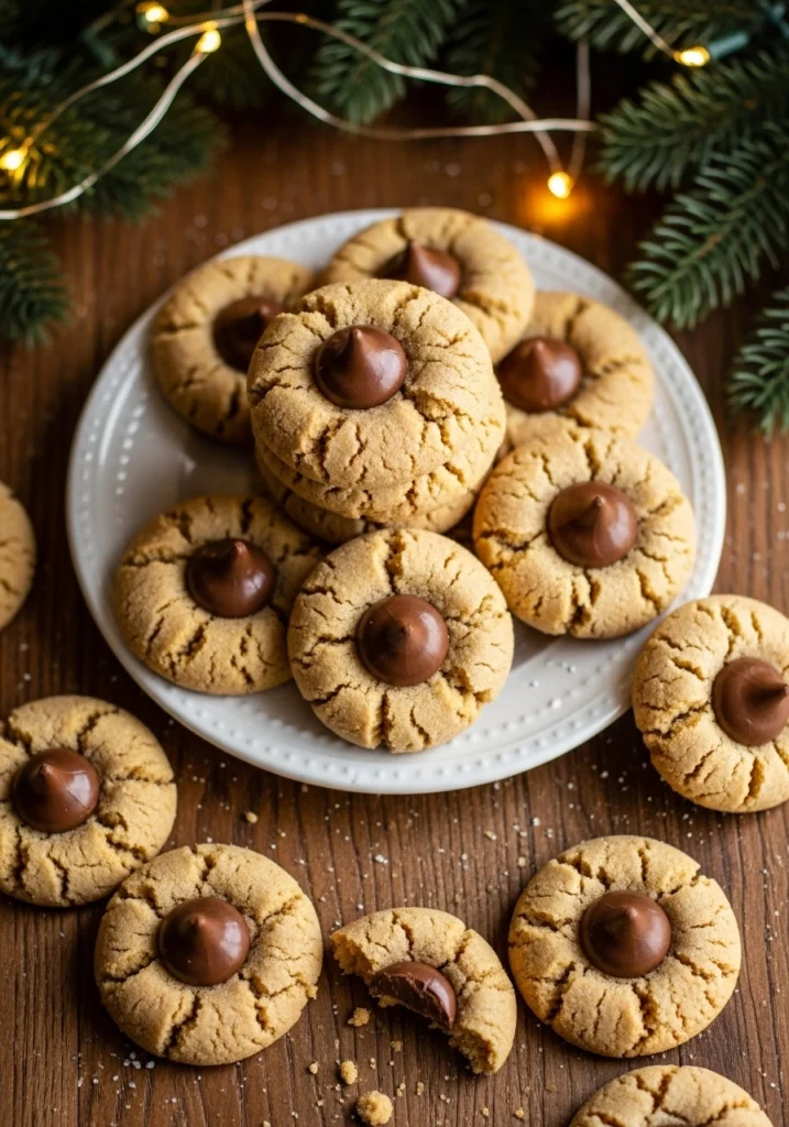 Peanut Butter Blossom Cookies