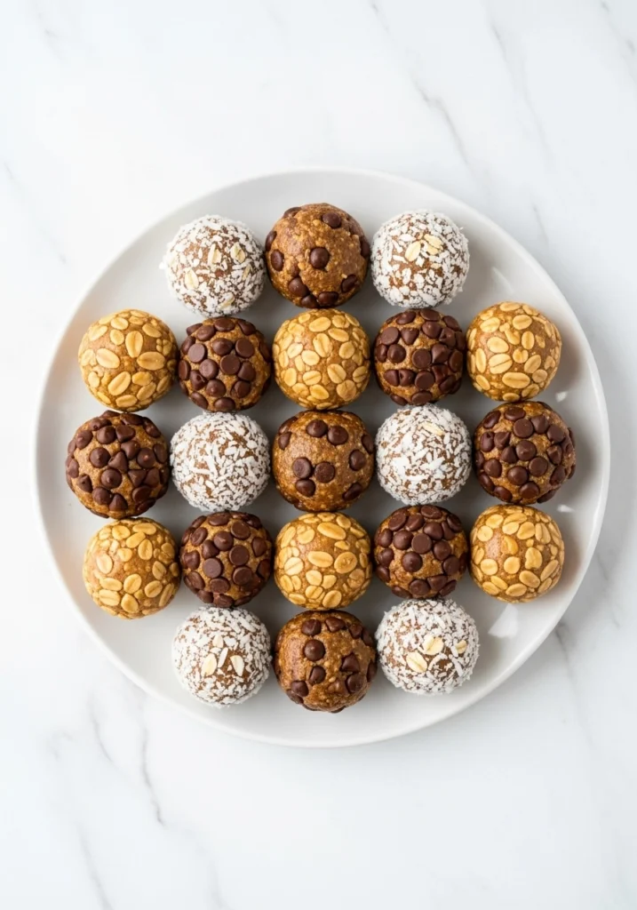 Peanut Butter Protein Balls : No-Bake Energy Bites 5 Peanut Butter Protein Balls