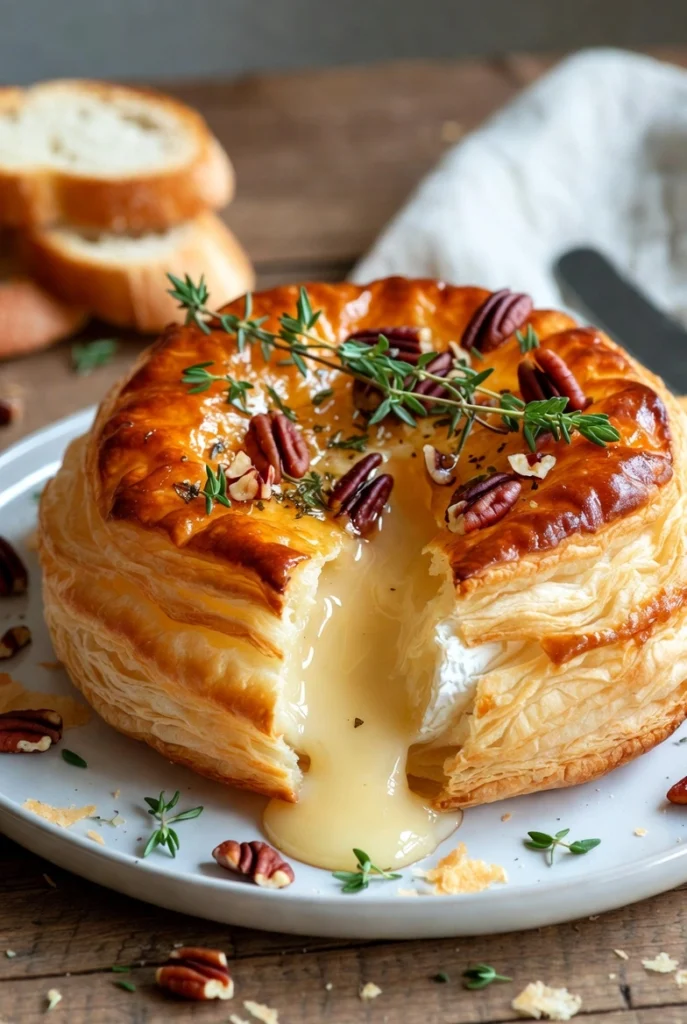 Puff Pastry Baked Brie