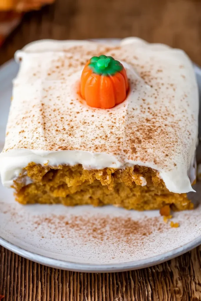 Pumpkin Spice Cake Made with Cake Mix