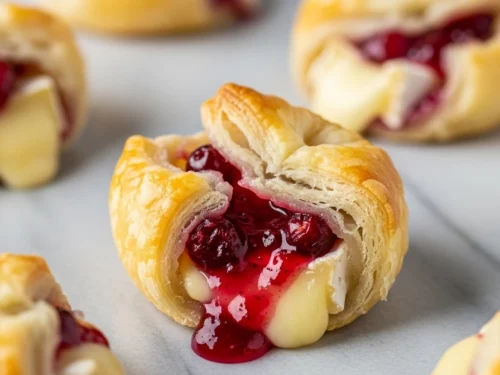 cranberry brie bites
