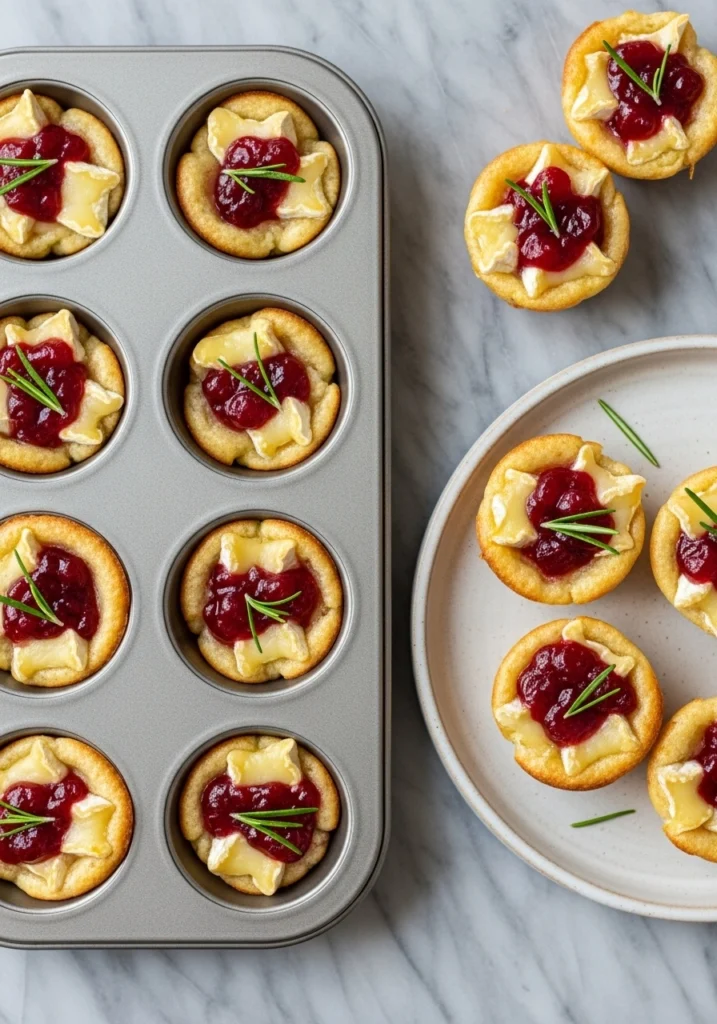 Cranberry Brie Bites: Easy Party Appetizer Recipe 4 cranberry brie bites