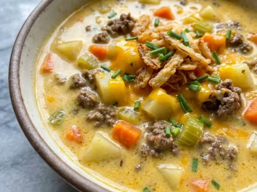 Cheeseburger Soup Recipe