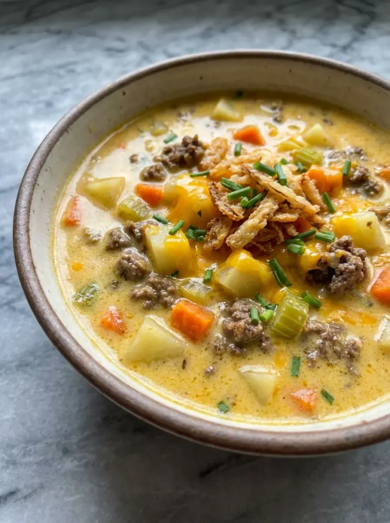 Cheeseburger Soup Recipe