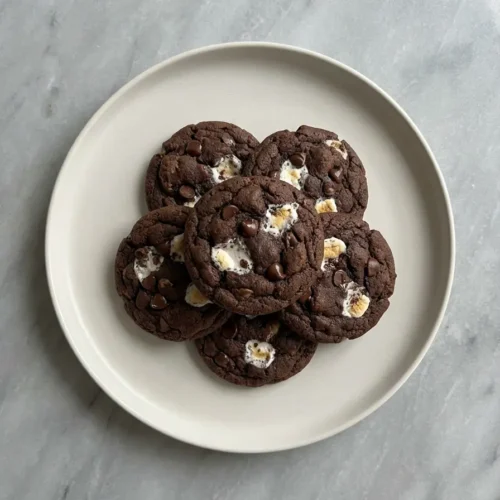 Chewy Hot Chocolate Cookies