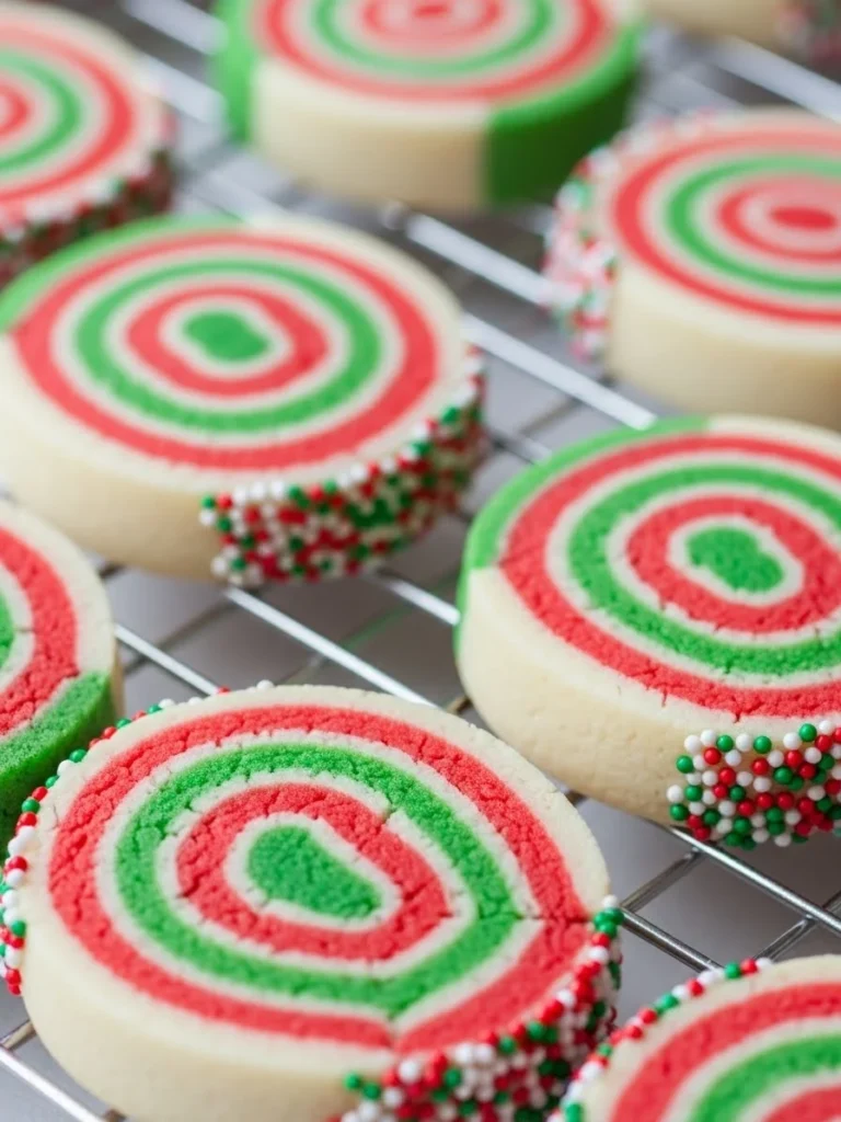 Christmas Pinwheel Cookies