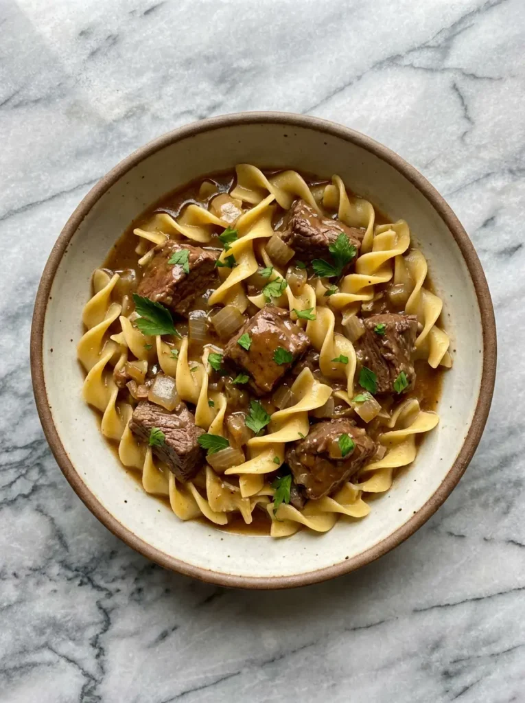 Classic Beef and Noodles